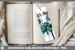 GorgeousTeal Drips BS02 Bookmark design.