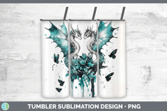 GorgeousTeal Drips BS02 Tumbler design.