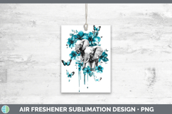 GorgeousTeal Drips BS02 Air Freshener design.