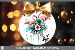 GorgeousTeal Drips BS02 Ornament design.
