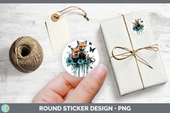 GorgeousTeal Drips BS02 Stickers design.