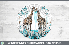 GorgeousTeal Drips BS02 Wind Spinner design.