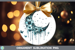 GorgeousTeal Drips BS02 Ornament design.