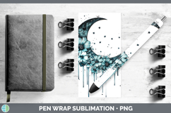 GorgeousTeal Drips BS02 Pen Wrap design.