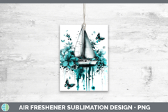 GorgeousTeal Drips BS02 Air Freshener design.