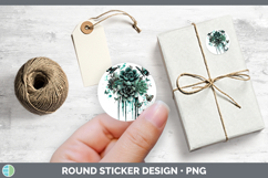 GorgeousTeal Drips BS02 Stickers design.