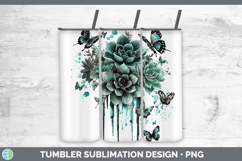GorgeousTeal Drips BS02 Tumbler design.