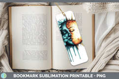 GorgeousTeal Drips BS02 Bookmark design.