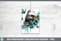 GorgeousTeal Drips BS02 Air Freshener design.