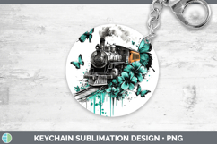 GorgeousTeal Drips BS02 Keychain design.