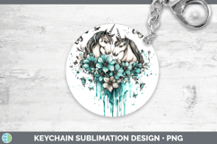 GorgeousTeal Drips BS02 Keychain design.