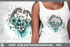 GorgeousTeal Drips BS02 Shirt design.