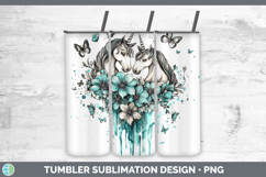 GorgeousTeal Drips BS02 Tumbler design.