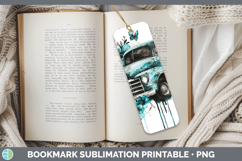 GorgeousTeal Drips BS02 Bookmark design.