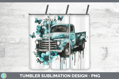 GorgeousTeal Drips BS02 Tumbler design.