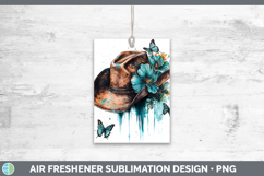GorgeousTeal Drips Air Freshener design.
