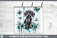 GorgeousTeal Drips Tumbler design.