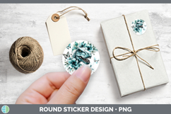 GorgeousTeal Drips Stickers design.