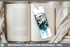 GorgeousTeal Drips Bookmark design.