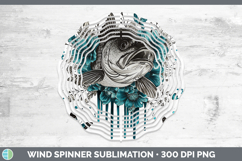 GorgeousTeal Drips Wind Spinner design.