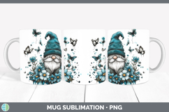GorgeousTeal Drips Mug Wrap design.