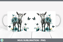 GorgeousTeal Drips Mug Wrap design.