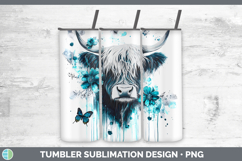 GorgeousTeal Drips Tumbler design.