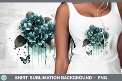 GorgeousTeal Drips Shirt design.