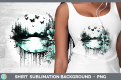 GorgeousTeal Drips Shirt design.