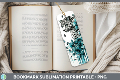 GorgeousTeal Drips Bookmark design.