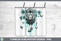 GorgeousTeal Drips Tumbler design.