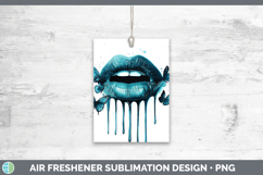 GorgeousTeal Drips Air Freshener design.