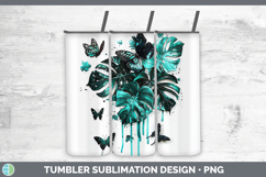 GorgeousTeal Drips Tumbler design.