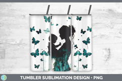 GorgeousTeal Drips Tumbler design.