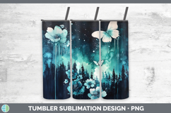 GorgeousTeal Drips Tumbler design.