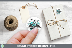GorgeousTeal Drips Stickers design.