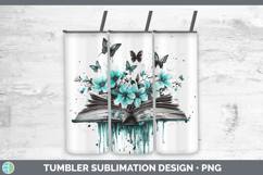 GorgeousTeal Drips Tumbler design.