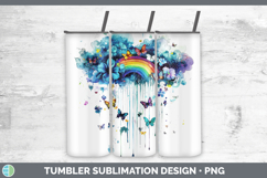 GorgeousTeal Drips Tumbler design.