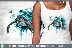 GorgeousTeal Drips Shirt design.
