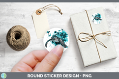 GorgeousTeal Drips Stickers design.