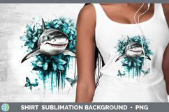 GorgeousTeal Drips Shirt design.