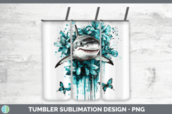 GorgeousTeal Drips Tumbler design.