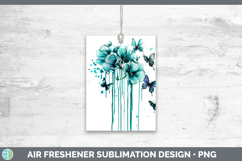 GorgeousTeal Drips Air Freshener design.