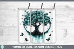 GorgeousTeal Drips Tumbler design.