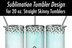 Teal Pumpkin Seamless Halloween Sublimation Tumbler Design Product Image 4