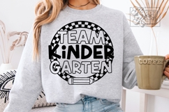 Team Kindergarten Teacher Shirt SVG PNG - Back To School Product Image 1