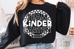 Team Kindergarten Teacher Shirt SVG PNG - Back To School Product Image 2