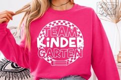 Team Kindergarten Teacher Shirt SVG PNG - Back To School Product Image 3