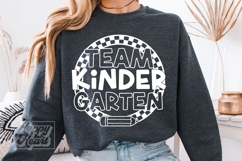 Team Kindergarten Teacher Shirt SVG PNG - Back To School Product Image 4