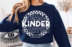 Team Kindergarten Teacher Shirt SVG PNG - Back To School Product Image 5